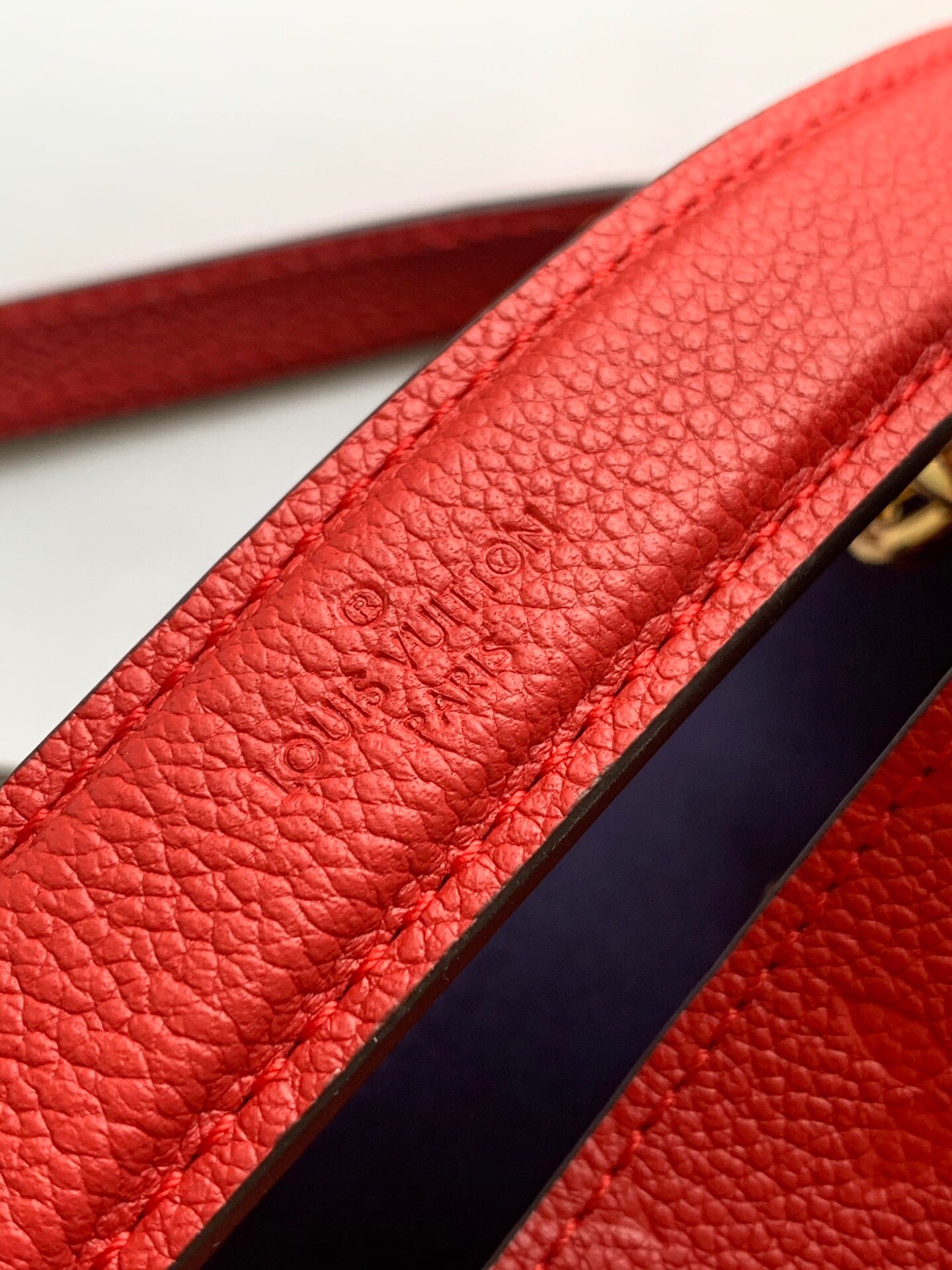 Louis Vuitton NeoNoe MM Bucket Bag Monogram Empreinte Red For Women, Women’s Bags, Shoulder Bags 10.2in/26cm LV