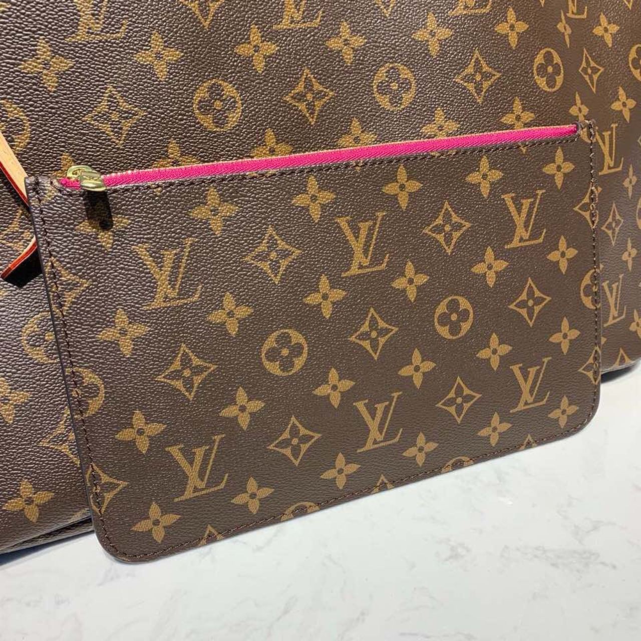 Louis Vuitton Neverfull GM Tote Bag Monogram Canvas Pivoine Pink For Women, Women’s Handbag, Shoulder Bags 15.7in/39cm