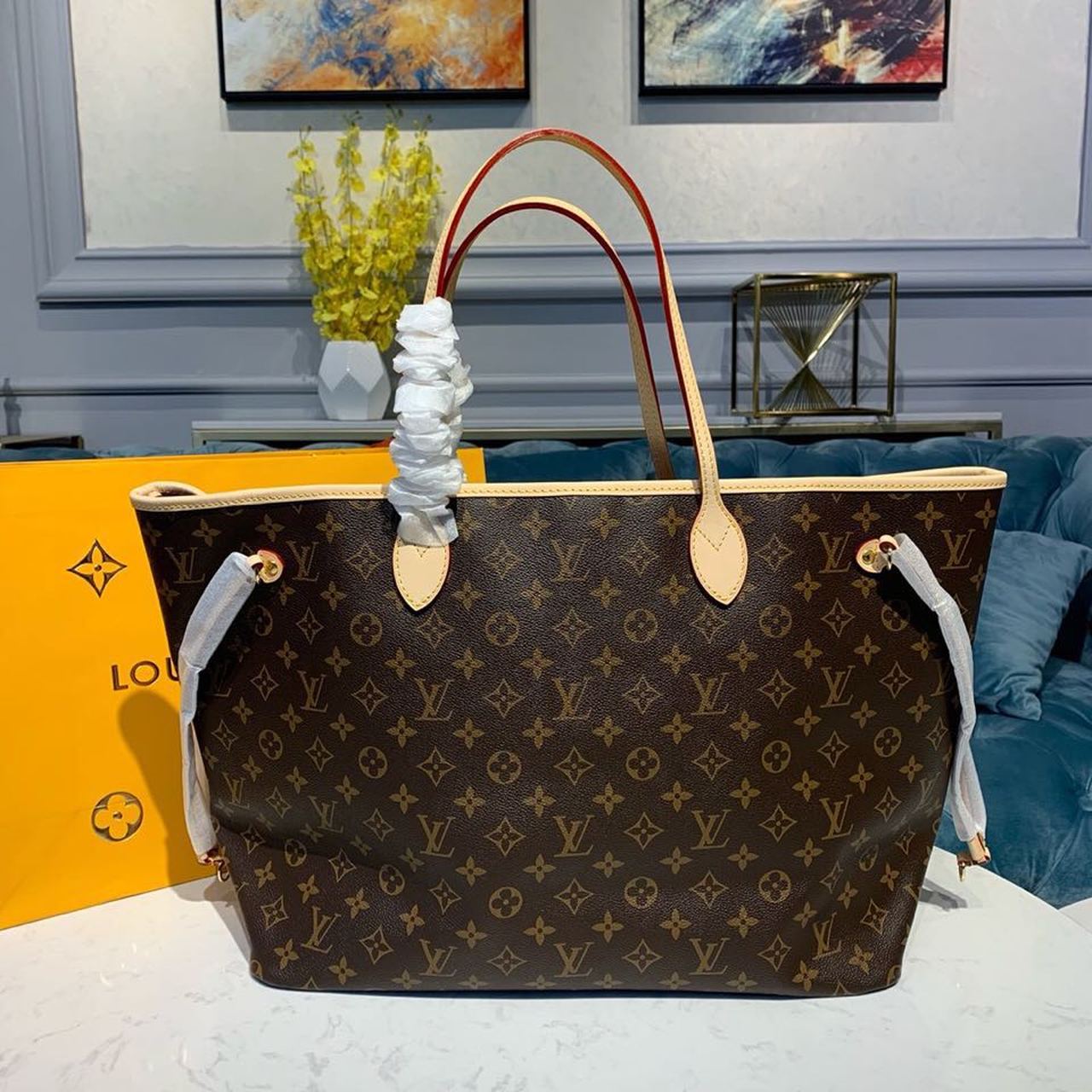 Louis Vuitton Neverfull GM Tote Bag Monogram Canvas Pivoine Pink For Women, Women’s Handbag, Shoulder Bags 15.7in/39cm