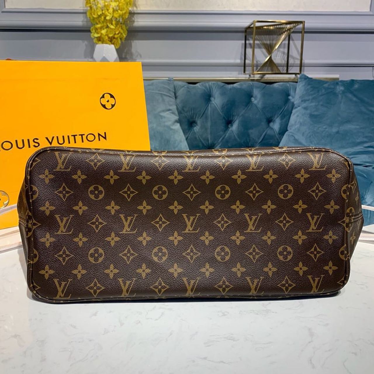 Louis Vuitton Neverfull GM Tote Bag Monogram Canvas Red For Women, Women’s Handbags, Shoulder Bags 15.7in/40cm