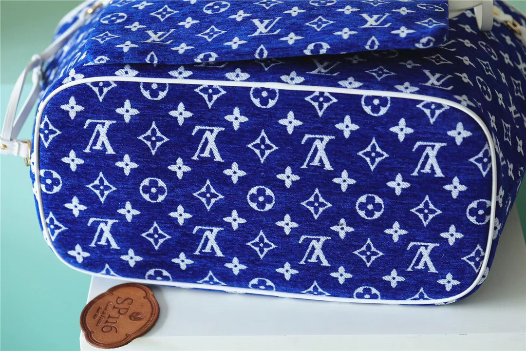 Louis Vuitton Neverfull MM Monogram Blue For Women, Women’s Handbags, Shoulder And Crossbody Bags 12.2in/31cmLV