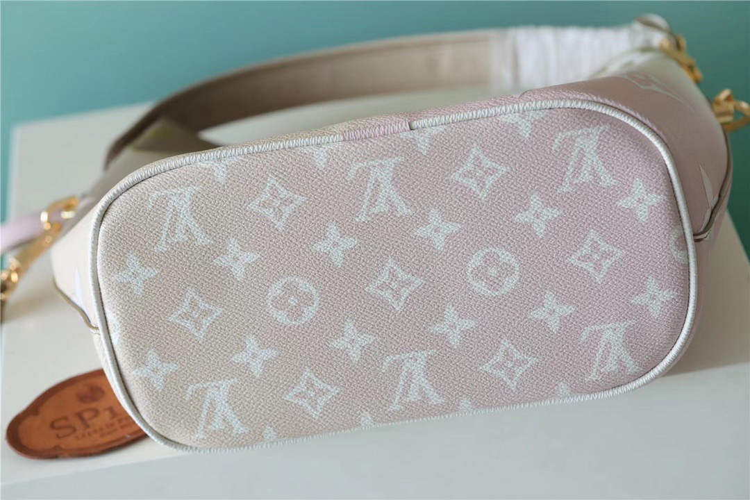 Louis Vuitton Neverfull MM Monogram Canvas Sunset Kaki For Women, Women’s Handbags, Shoulder and Crossbody Bags 9.4in/24cm