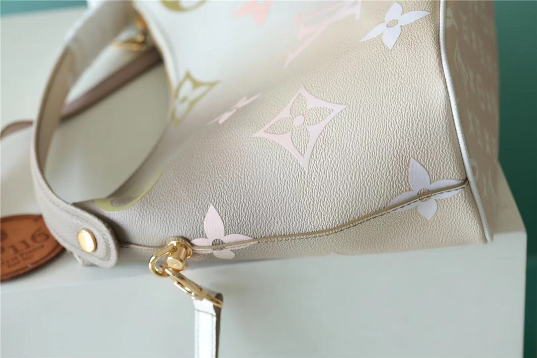 Louis Vuitton Neverfull MM Monogram Canvas Sunset Kaki For Women, Women’s Handbags, Shoulder and Crossbody Bags 9.4in/24cm