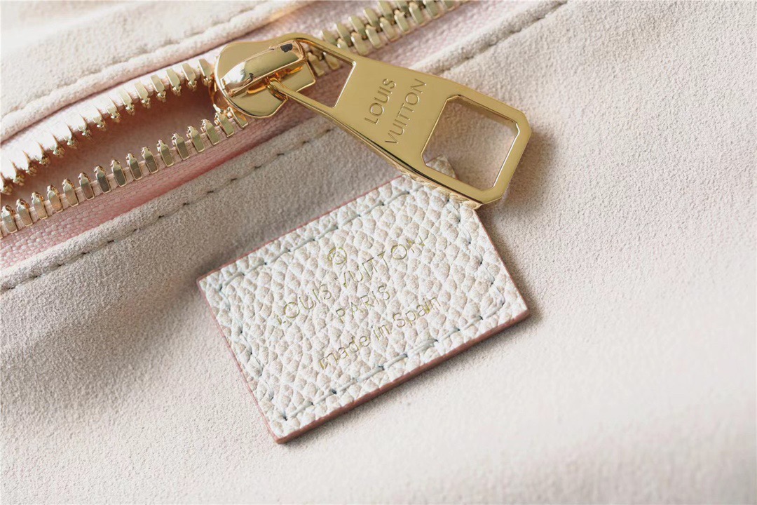 Louis Vuitton Neverfull MM Monogram Empreinte Pale Beige For Women, Women’s Handbags, Shoulder and Crossbody Bags 12.2in/31cm
