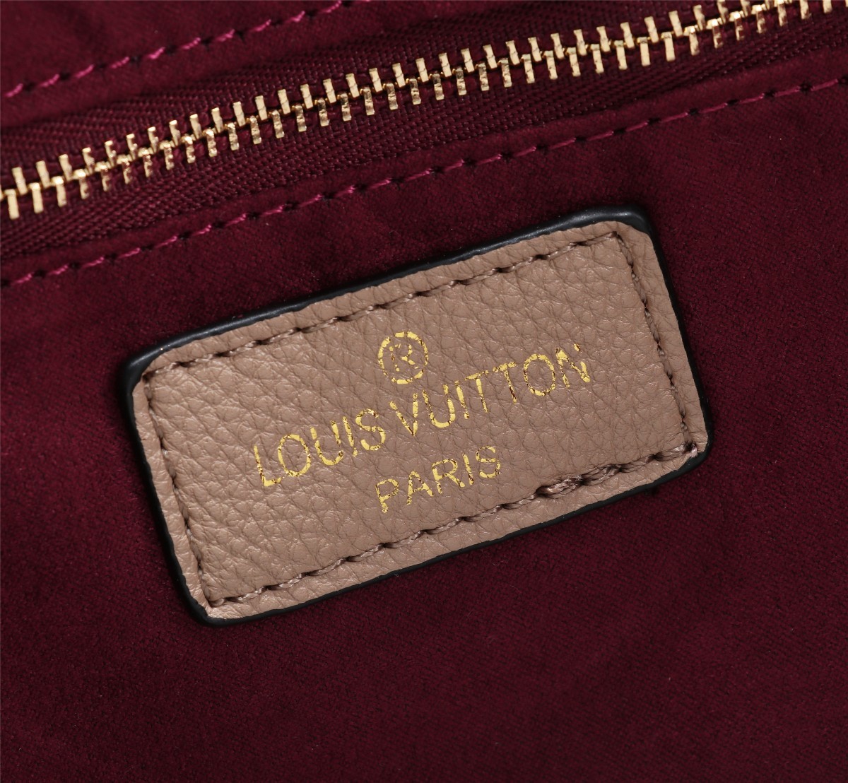 Louis Vuitton Neverfull MM Tote Bag Monogram Empreinte Tourterelle Gray For Women, Women’s Handbags, Shoulder Bags 12.2in/31cm
