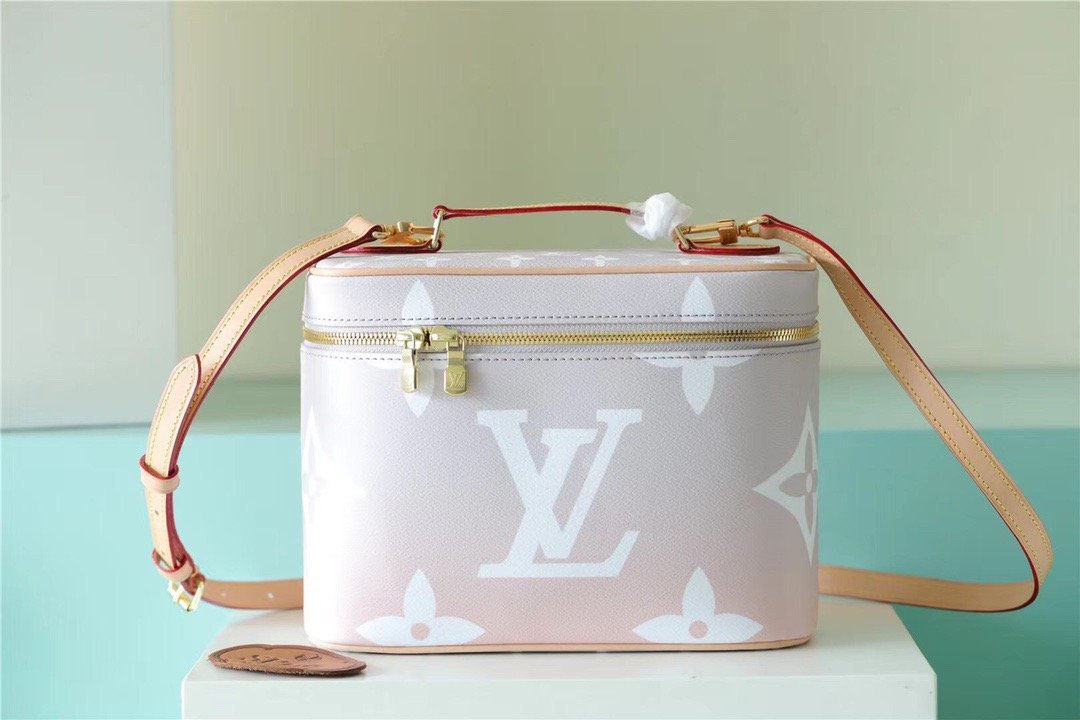 Louis Vuitton Nice BB Monogram Light Pink For Women, Women’s Bags, Shoulder And Crossbody Bags 9.4in/24cm LV