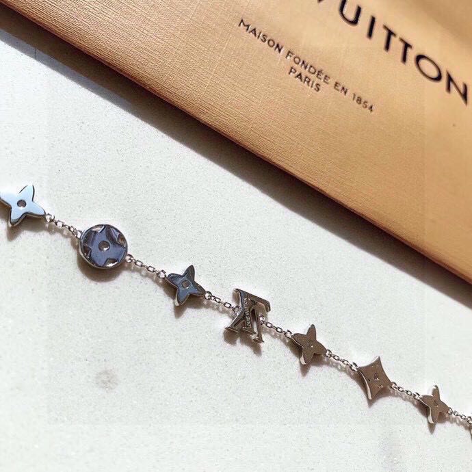 Louis Vuitton Nine Flower Bracelet Silver For Women