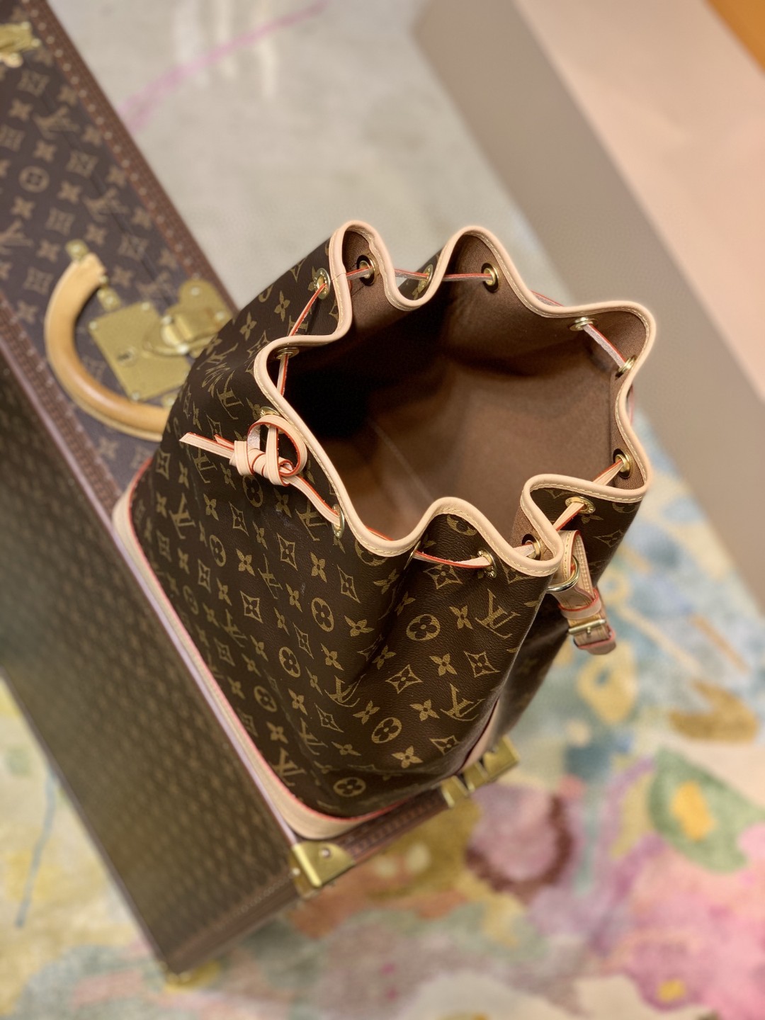 Louis Vuitton Noé Bucket Bag Monogram Canvas For Women, Women’s Handbags, Shoulder Bags 13.4in/36cm