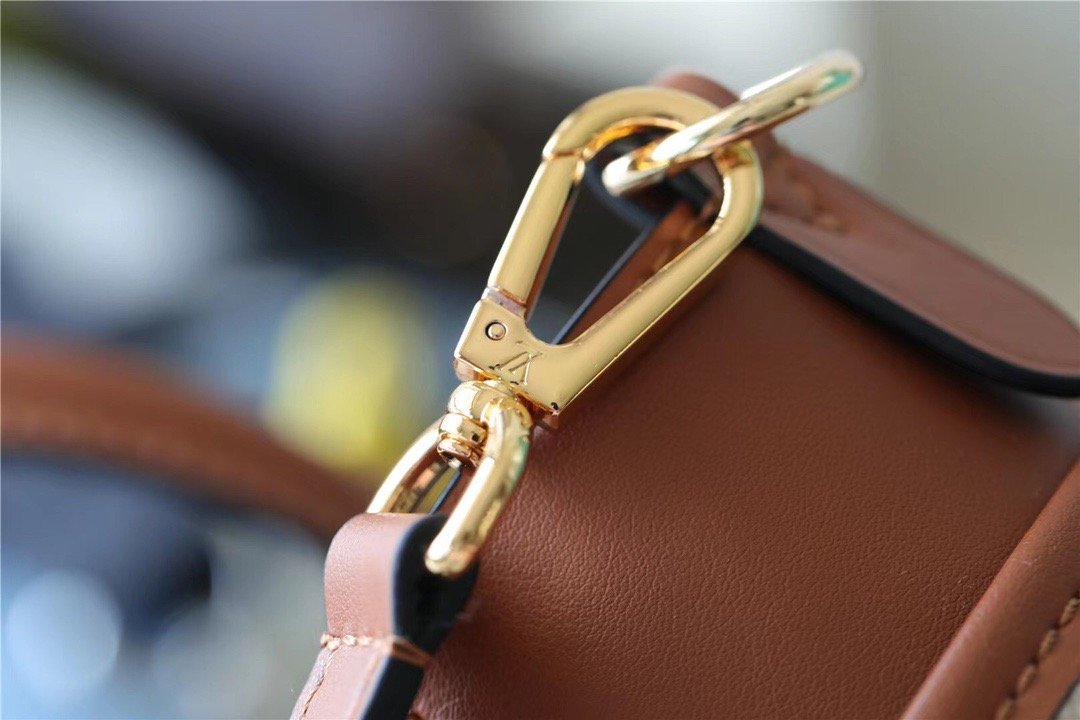Louis Vuitton On My Side PM Bag Monogram Flower For Women 25cm/9.8 Inches Caramel Brown