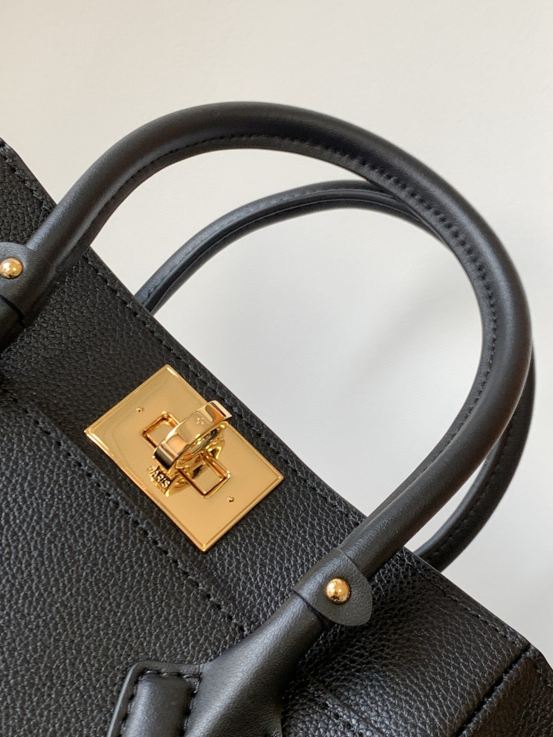Louis Vuitton On My Side PM Tote Bag Monogram Canvas Black For Women, Women’s Handbags, Shoulder Bags 9.8in/25cm