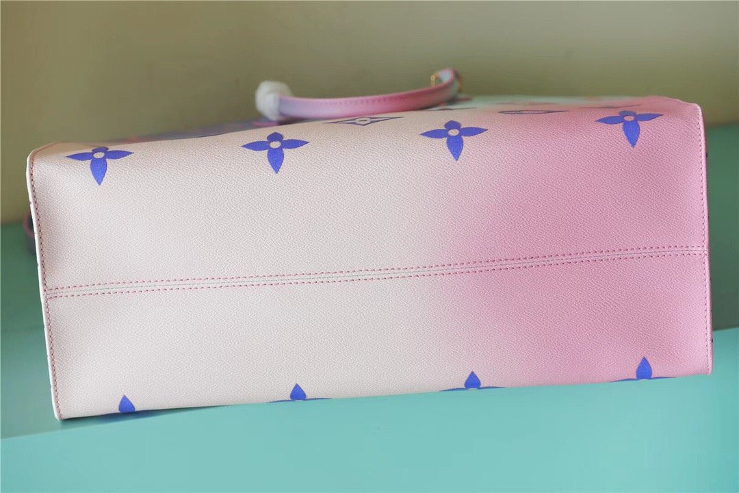 Louis Vuitton Onthego GM Tote Bag In Monogram Canvas Sunrise Pastel For Women 16.1in/41cm