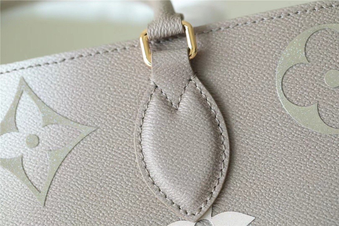 Louis Vuitton Onthego MM Tote Bag In Monogram Canvas Sunset Kaki For Women 13.8in/35cm
