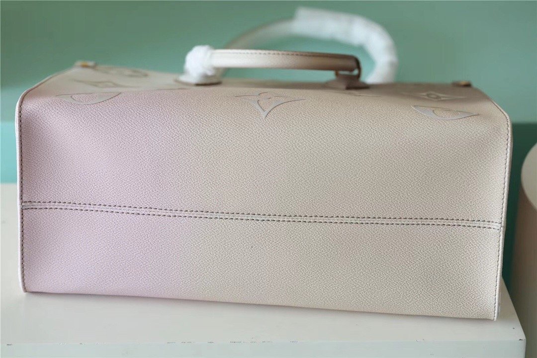 Louis Vuitton Onthego MM Tote Bag In Monogram Canvas Sunset Kaki For Women 13.8in/35cm
