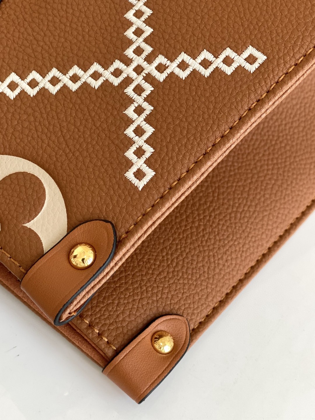 Louis Vuitton Onthego MM Tote Bag Monogram Empreinte Arizona Brown For Women, Women Handbags, Shoulder Bags And Crossbody Bags 13.8in/35cm