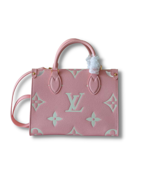 Louis Vuitton Onthego PM Monogram Empreinte Pink For Women 9.8in/25cm