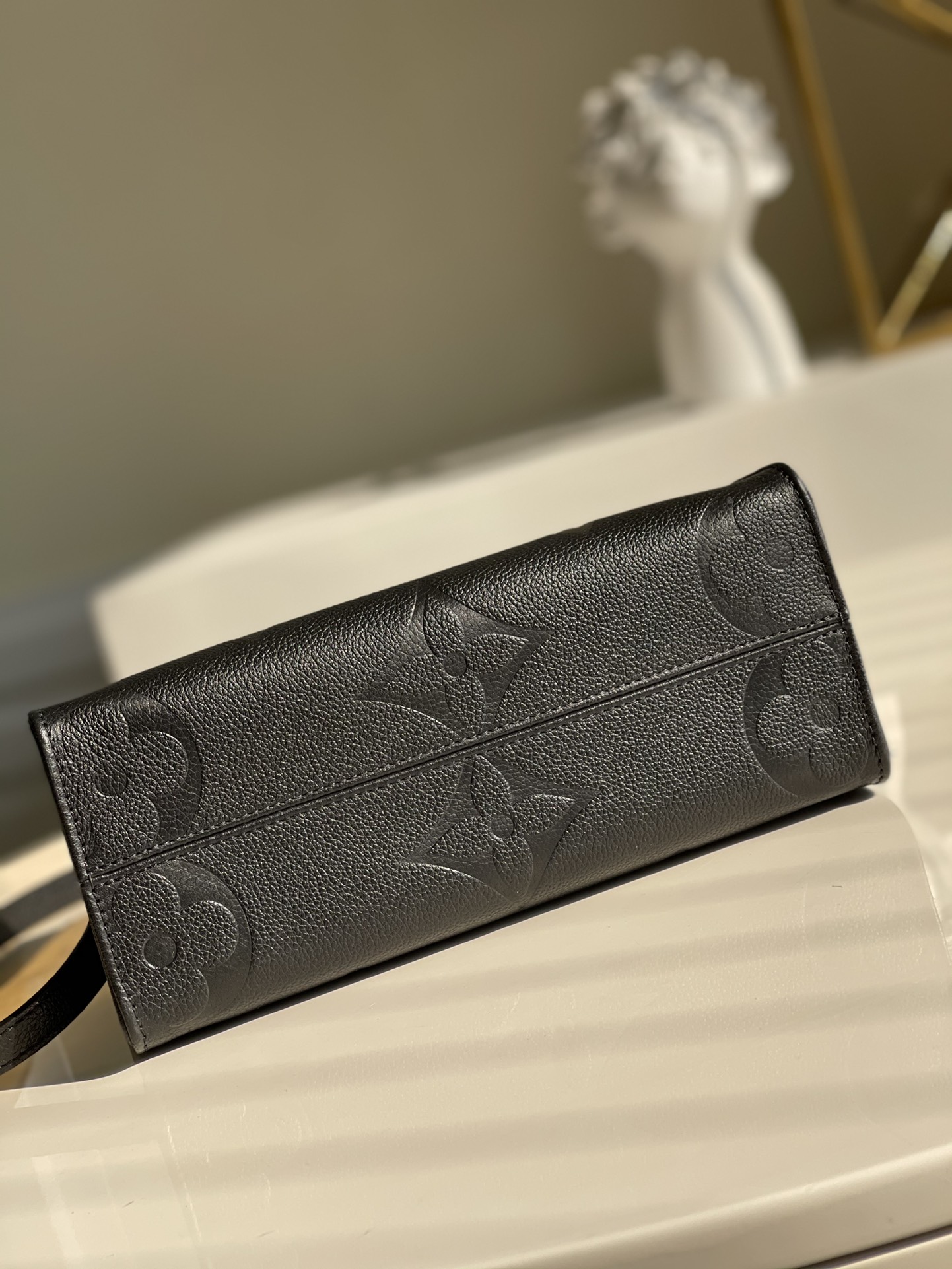 Louis Vuitton OnTheGo PM Tote Bag Monogram Empreinte Black For Women, Women’s Handbags, Shoulder And Crossbody Bags 9.8in/25cm