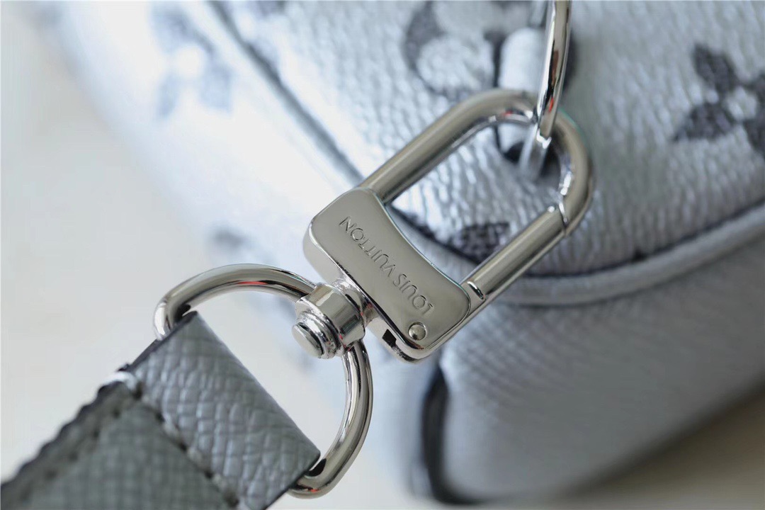 Louis Vuitton Outdoor Sling Bag Taigarama Gunmetal Gray For Men, Men’s Bags, Crossbody Bags 8.3in/21cm LV 