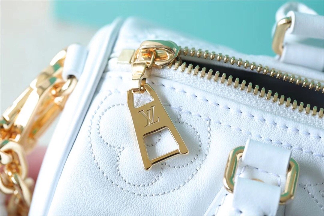 Louis Vuitton Papillon BB Bag Classic Monogram For Women 20cm White