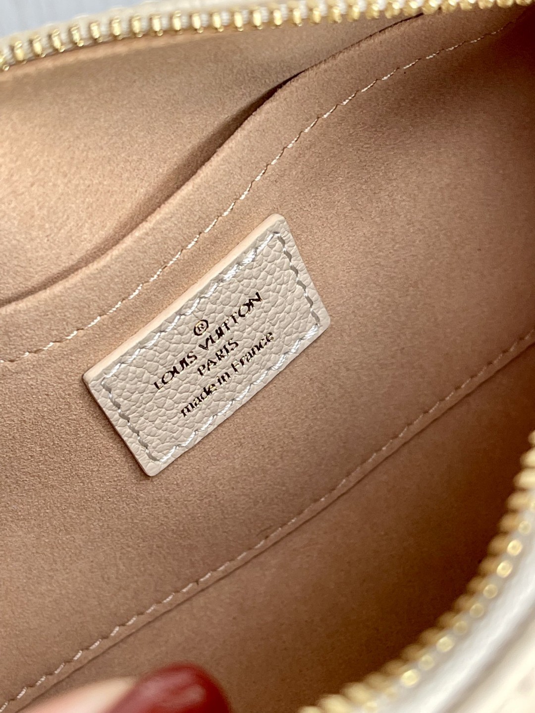 Louis Vuitton Papillon BB Bag In Monogram Empreinte For Women 7.9in/20cm Crème Beige