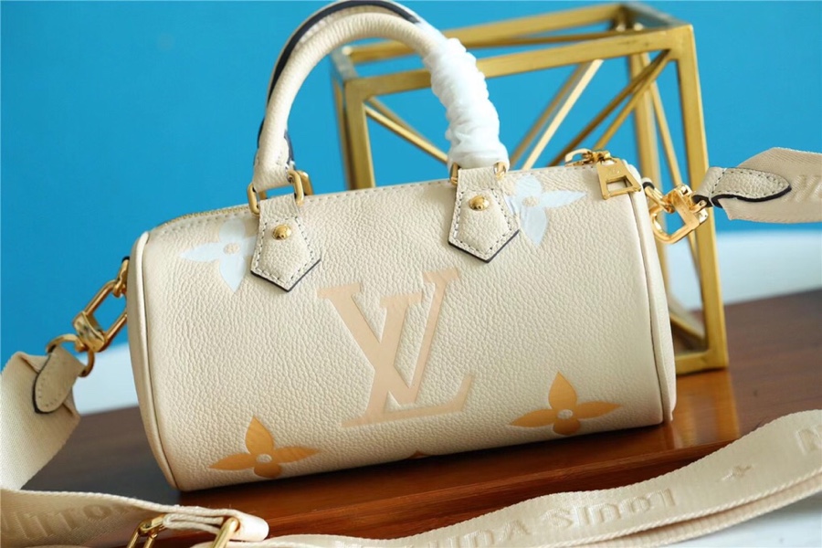 Louis Vuitton Papillon BB Monogram Empreinte Beige For Women, Women’s Bags, Shoulder And Crossbody Bags 7.9in/20cm LV