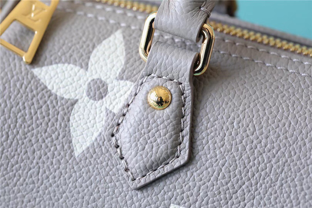 Louis Vuitton Papillon BB Monogram Empreinte Tourterelle / Creme Beige For Women, Women’s Handbags, Shoulder Bags And Crossbody Bags 7.9in/20cm
