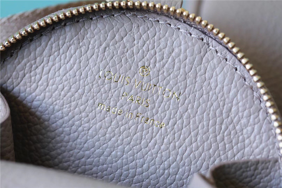 Louis Vuitton Papillon BB Monogram Empreinte Tourterelle / Creme Beige For Women, Women’s Handbags, Shoulder Bags And Crossbody Bags 7.9in/20cm