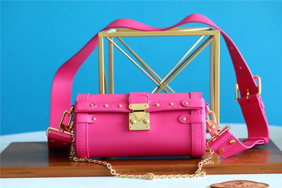 Louis Vuitton Papillon Trunk Epi Pink For Women, Women’s Bags, Shoulder And Crossbody Bags 7.5in/19cm LV