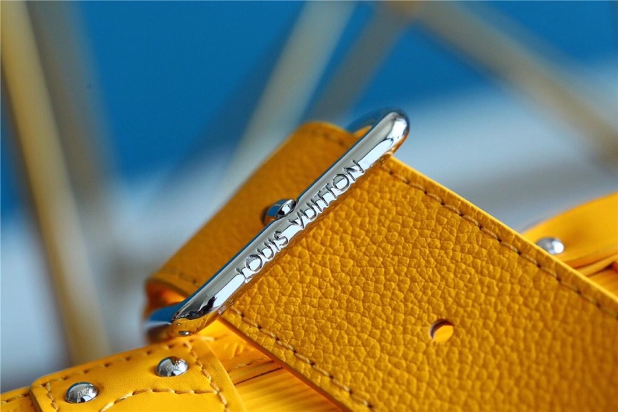 Louis Vuitton Papillon Trunk Epi Yellow For Women, Women’s Bags, Shoulder And Crossbody Bags 7.5in/19cm LV 