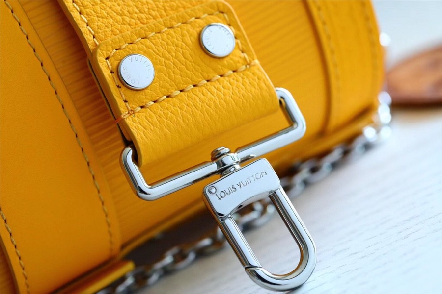 Louis Vuitton Papillon Trunk Epi Yellow For Women, Women’s Bags, Shoulder And Crossbody Bags 7.5in/19cm LV 
