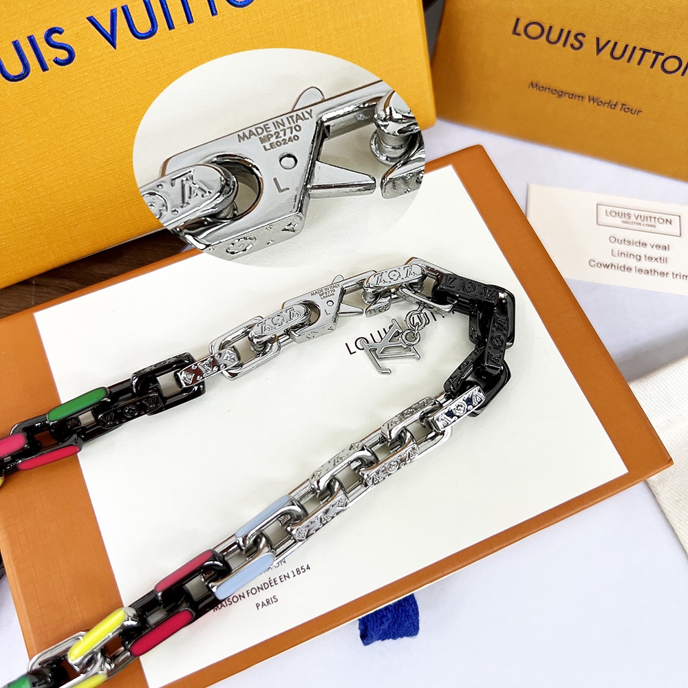 Louis Vuitton Paradise Chain Necklace Multicolor For Women