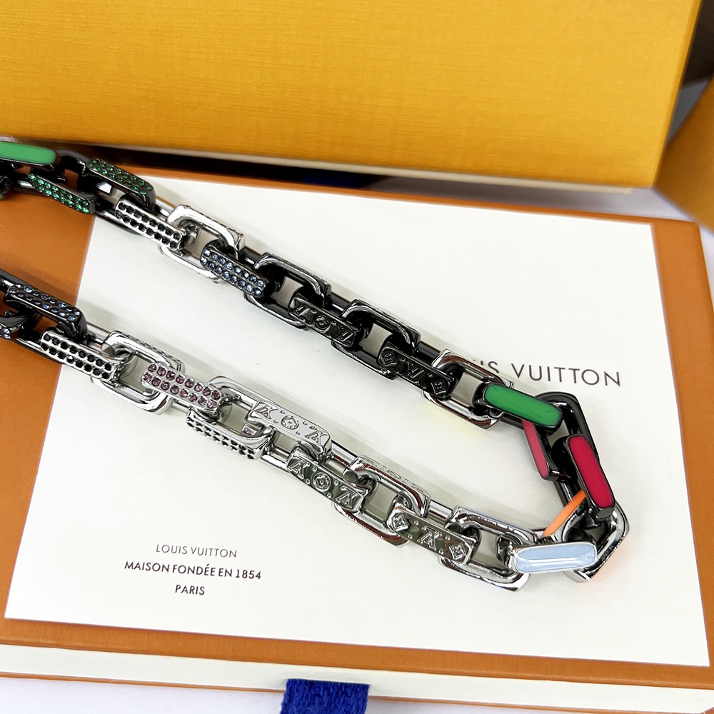 Louis Vuitton Paradise Chain Necklace Multicolor For Women