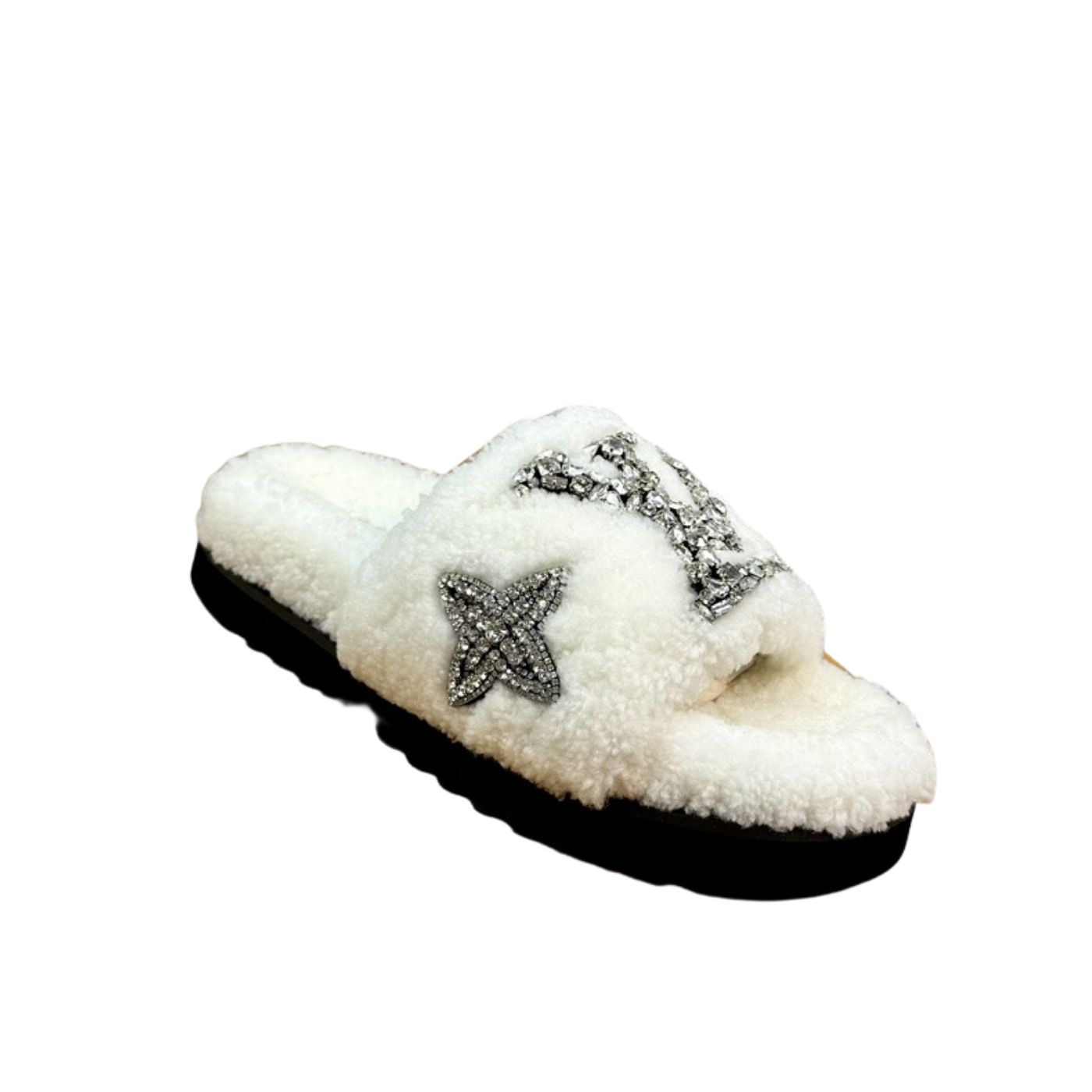 Louis Vuitton Paseo Flat Comfort Mule White For Women