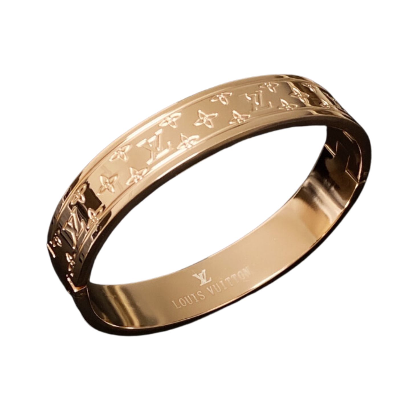 Louis Vuitton Pattern Bracelet Gold For Women