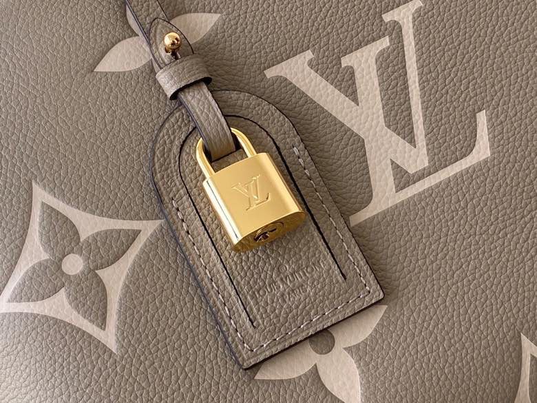 Louis Vuitton Petit Palais Monogram Flowers Tourterelle/Cream For Women, Women’s Handbags, Shoulder And Crossbody Bags 11.4in/29cm