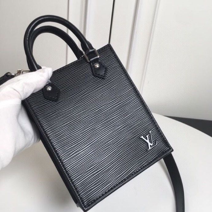 Louis Vuitton Petit Sac Plat Black For Women, Women’s Wallet 5.5in/14cm