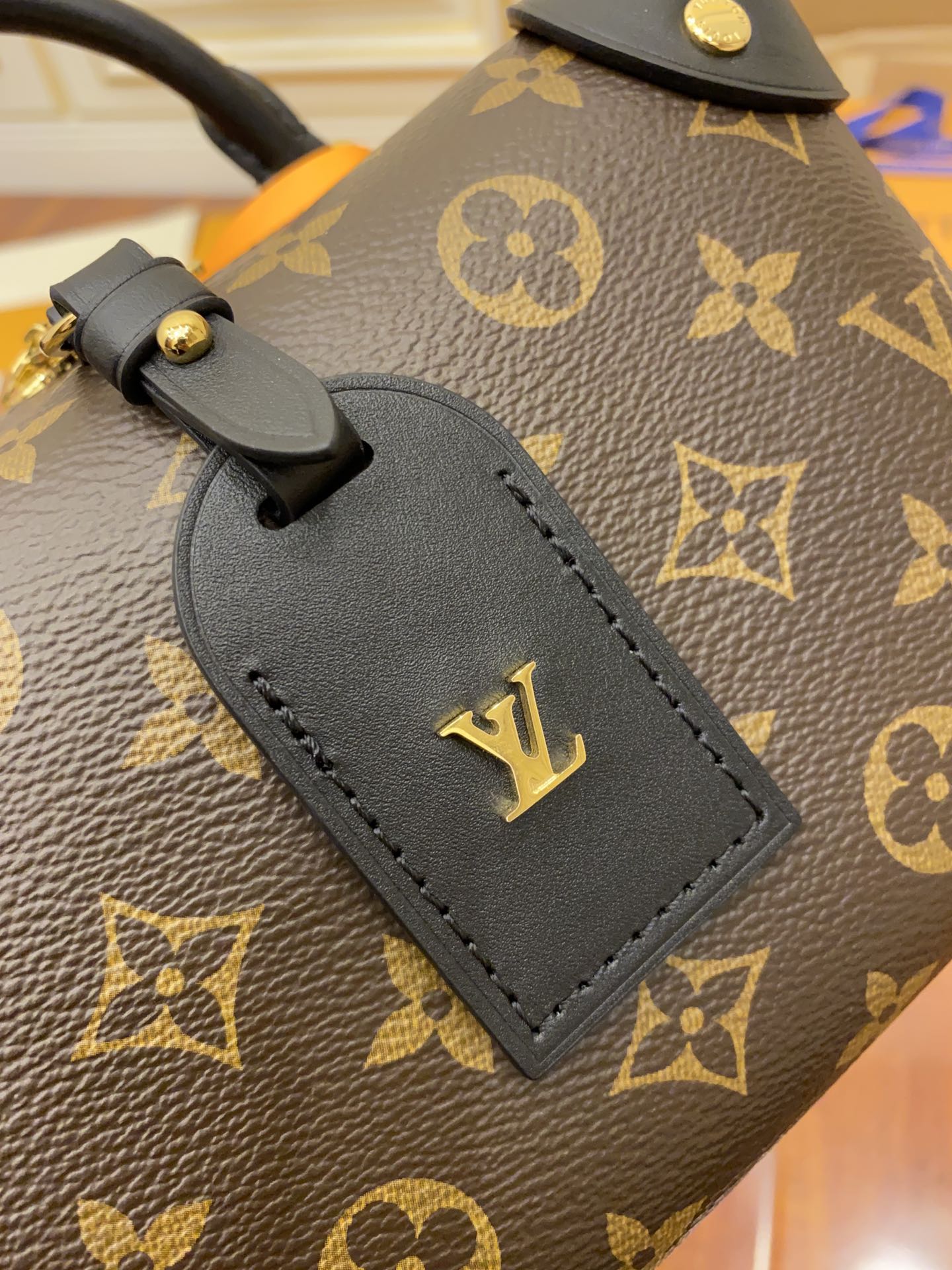Louis Vuitton Petite Malle Souple Monogram Canvas Black For Women, Women’s Handbags 7.9in/20cm