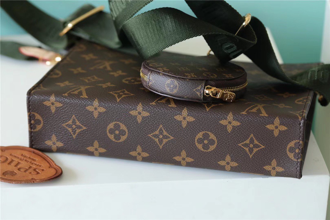 Louis Vuitton Pochette Double Monogram Canvas For Women, Women’s Bags, Shoulder And Crossbody Bags 10.2in/26cm LV