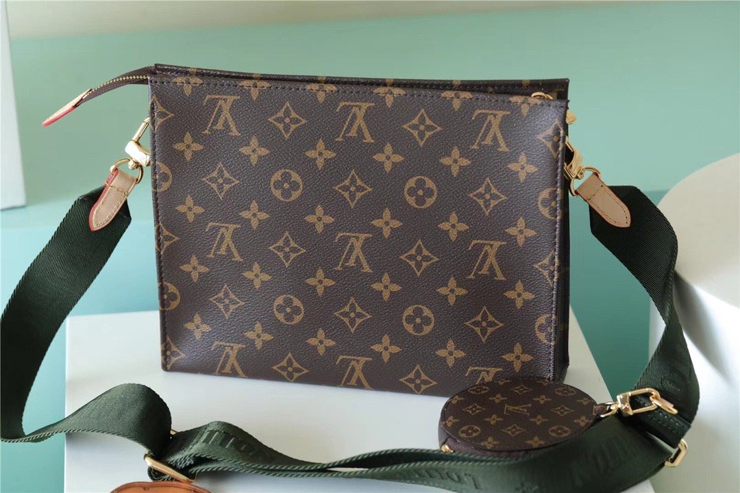 Louis Vuitton Pochette Double Monogram Canvas For Women, Women’s Bags, Shoulder And Crossbody Bags 10.2in/26cm LV