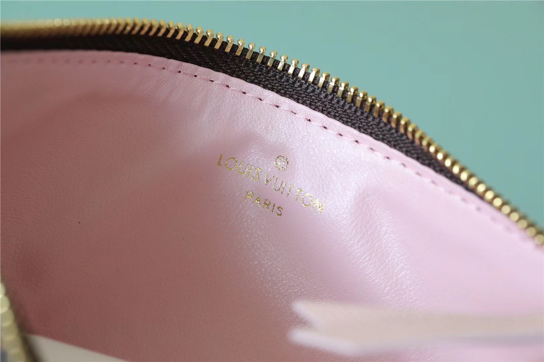 Louis Vuitton Pochette Felicie Monogram Canvas Fuchsia Pink For Women, Women’s Handbags, Shoulder And Crossbody Bags 21cm/8.3in