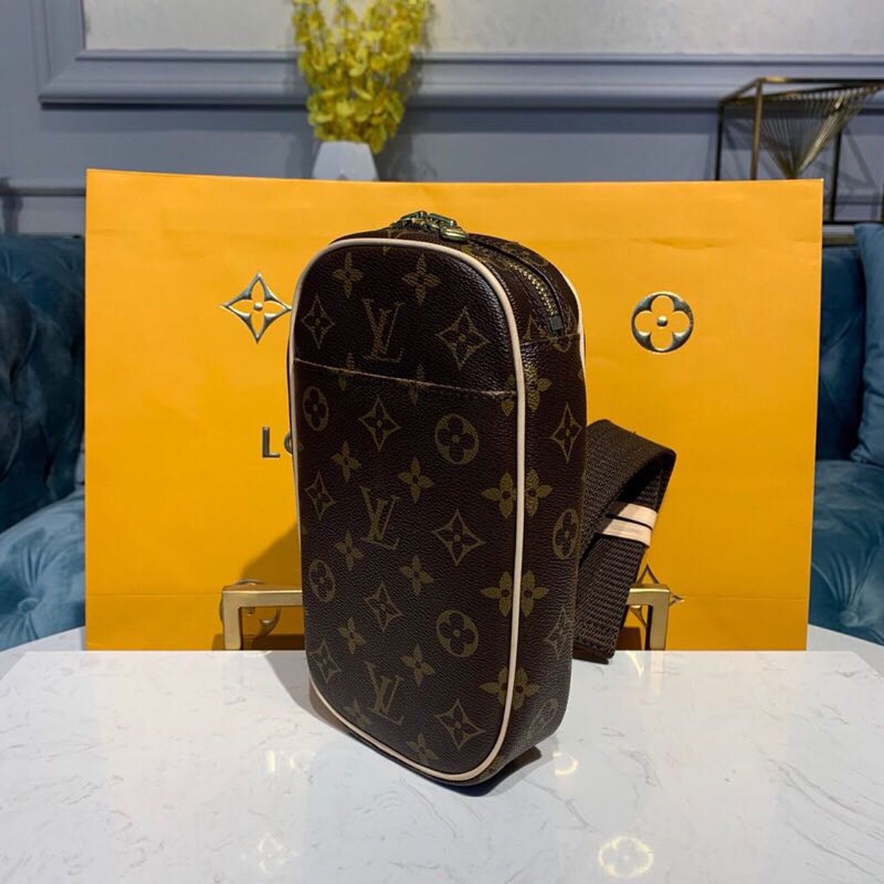 Louis Vuitton Pochette Gange Monogram Canvas For Women, Women’s Bags, Crossbody Bags 9.1in/23.1cm