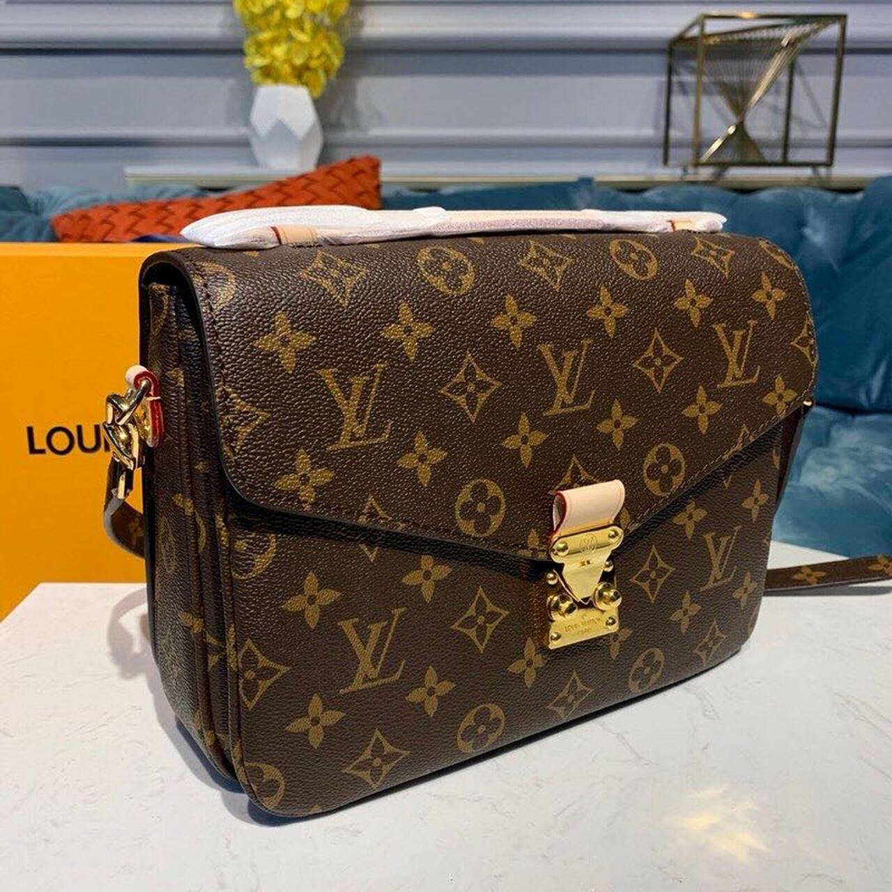 Louis Vuitton Pochette Metis Bag Monogram Canvas For Women, Women’s Handbags, Shoulder And Crossbody Bags 9.8in/25cm