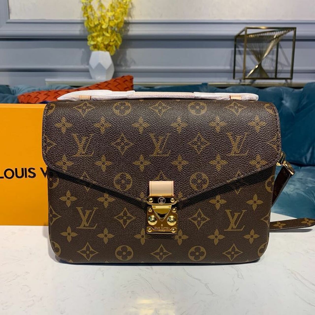 Louis Vuitton Pochette Metis Bag Monogram Canvas For Women, Women’s Handbags, Shoulder And Crossbody Bags 9.8in/25cm