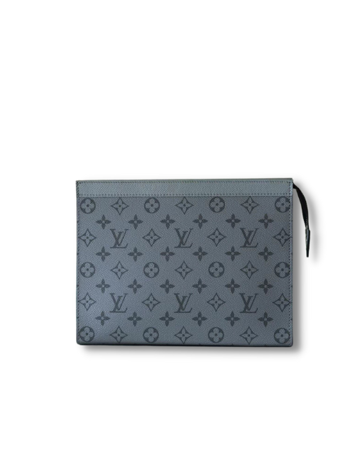 Louis Vuitton Pochette Voyage MM Monogram Gray For Men 10.6in/27cm