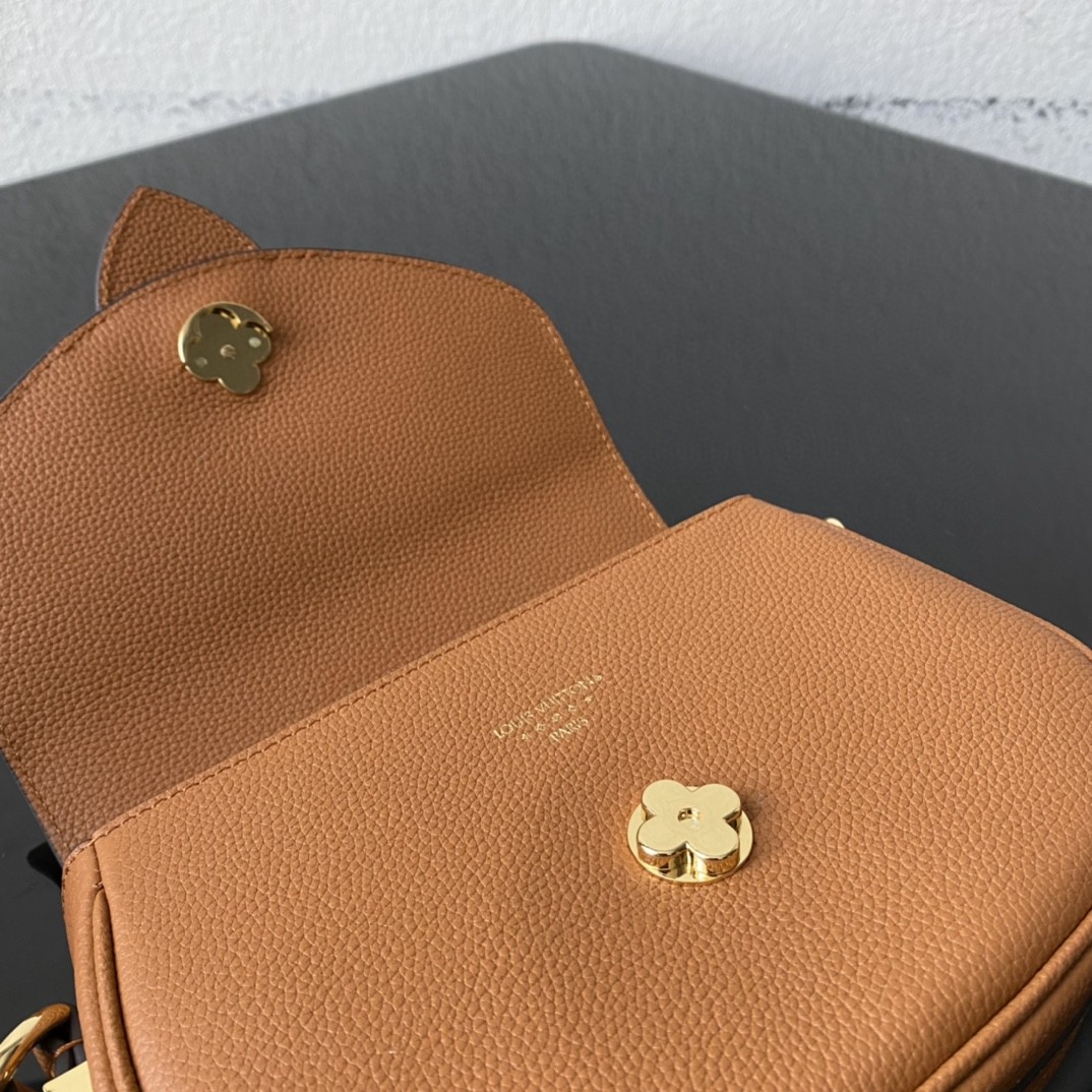 Louis Vuitton Point 9 Create By Nicolas Ghesquière With Monogram Flower 9.1in/22cm Brown For Women
