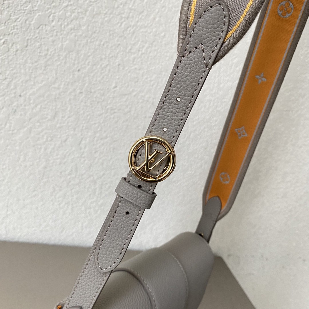 Louis Vuitton Point 9 Create By Nicolas Ghesquière With Monogram Flower 9.1in/22cm Grey For Women