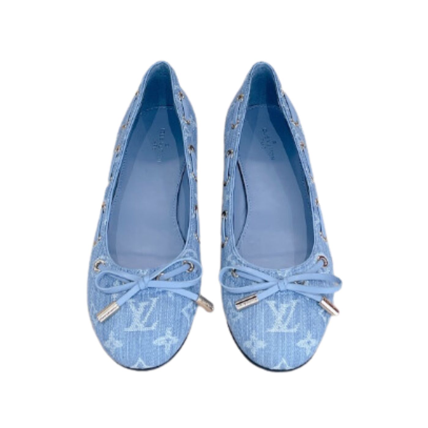 Louis Vuitton Popi Flat Ballerina Blue For Women