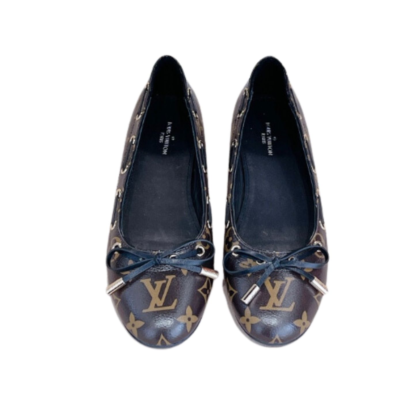 Louis Vuitton Popi Flat Ballerina Brown For Women