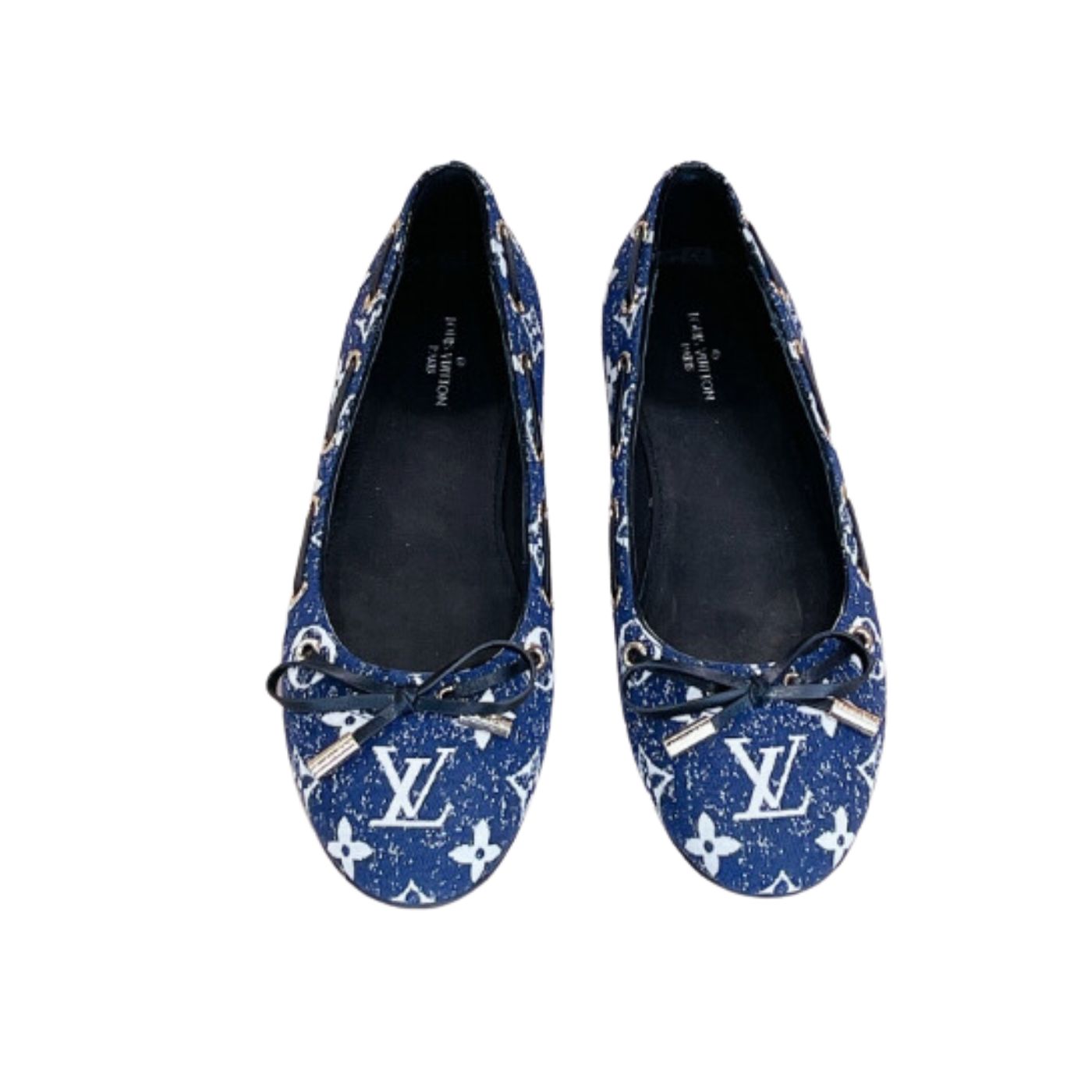 Louis Vuitton Popi Flat Ballerina Dark Blue For Women