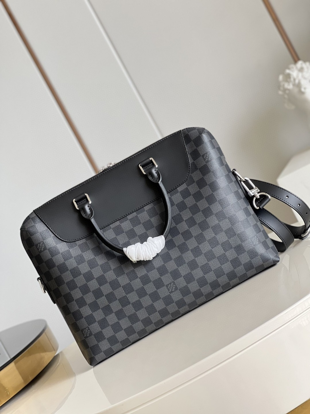 Louis Vuitton Porte Documents Jour Business Bag Damier Graphite For Men, Men’s Bags, Shoulder And Crossbody Bags 14.6in/37cm