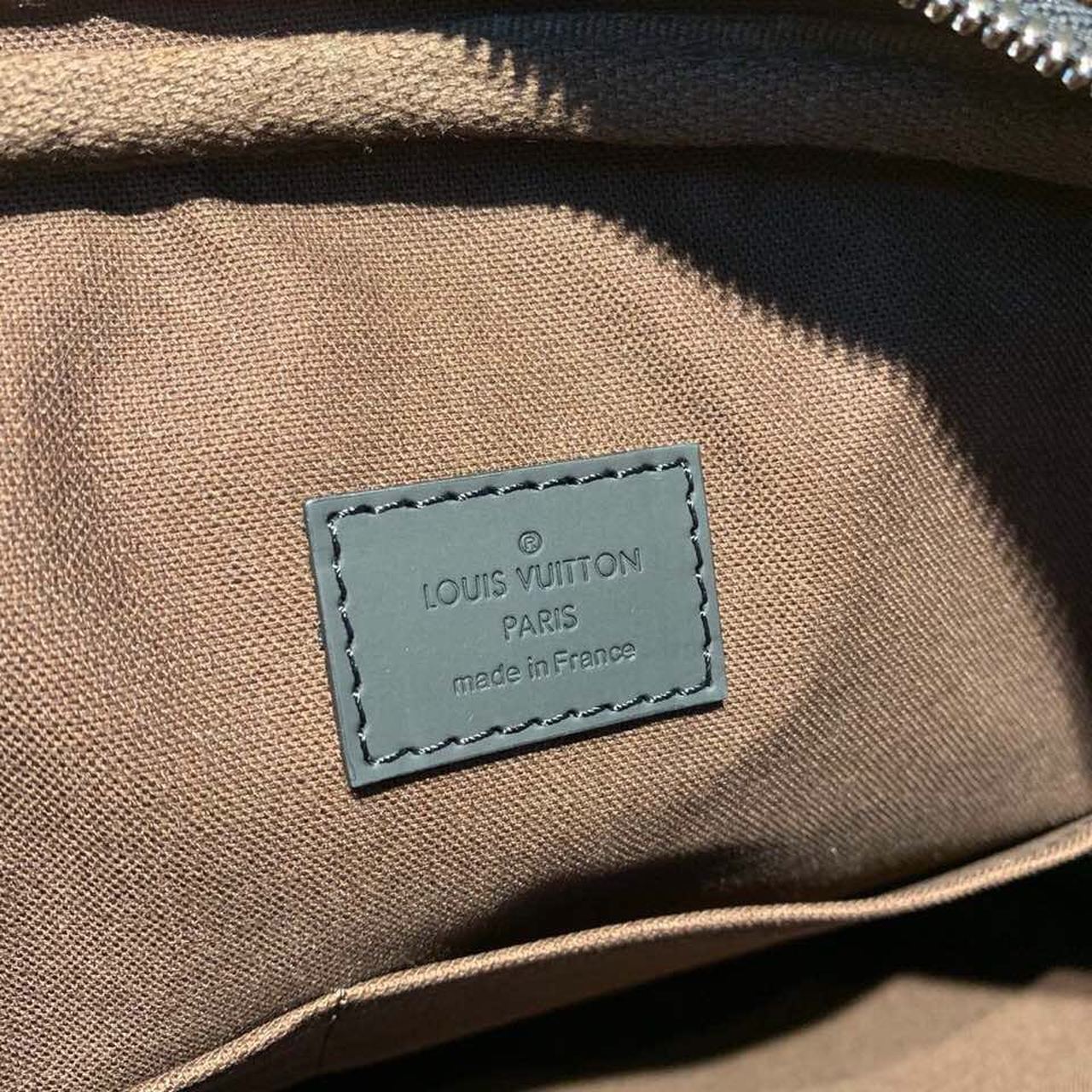 Louis Vuitton Porte Documents Voyage PM Damier Ebene Canvas For Women, Women’s Handbags, Shoulder And Crossbody Bags 14.6in/37cm